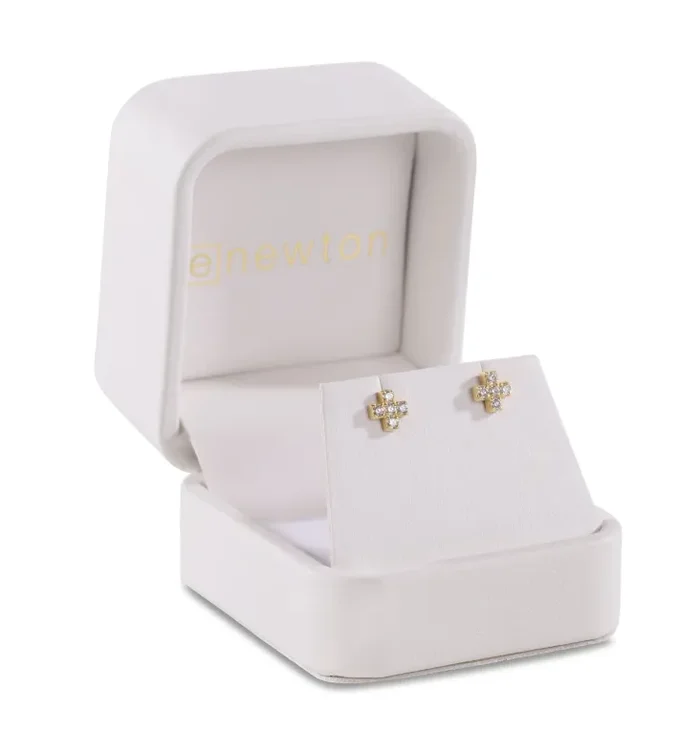 Enewton Diamond Signature Cross Studs