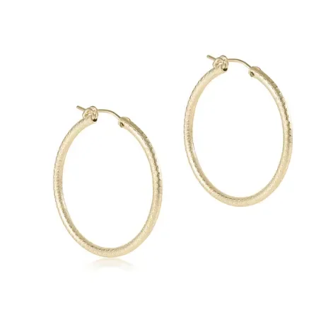 Enewton Round Gold Hoop