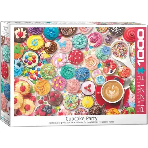 Eurographics Cupcake Party Jigsaw Puzzles Multicolored 1000 pc
