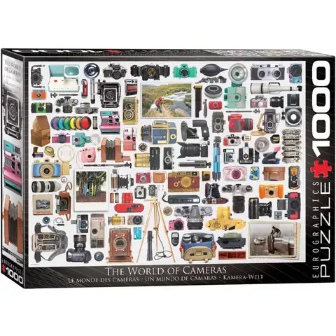Eurographics World of Cameras Jigsaw Puzzles Multicolored 1000 pc