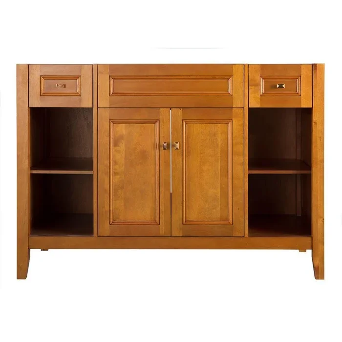 Exhibit 48 in. W Bath Vanity Cabinet Only in Rich Cinnamon