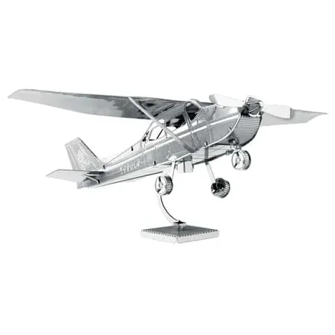 Fascinations Metal Earth Cessna 172 3D Model Kit Silver
