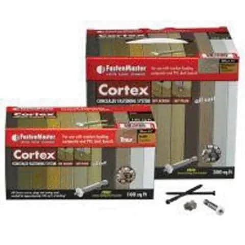 FastenMaster Cortex 2-3/4 in. L Gravel Path Torx Ttap Star Head Deck Screws and Plugs Kit 1 pk
