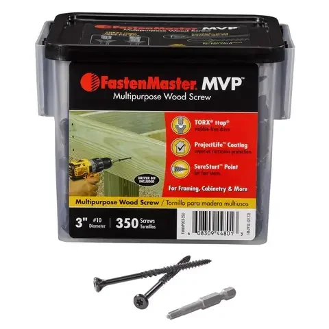 FastenMaster MVP 3 in. L Torx Ttap Self-Tapping Wood Screws 350 pk
