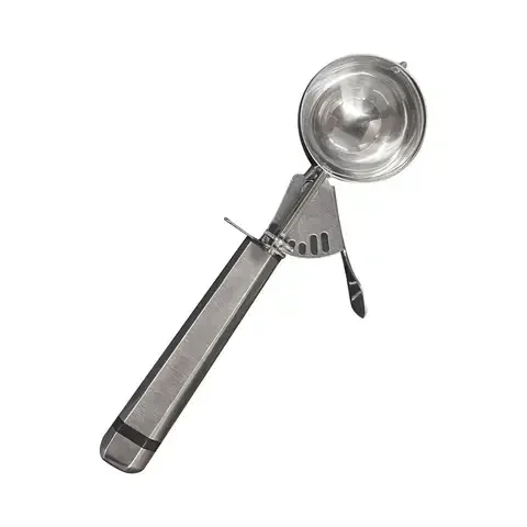 Fat Daddio’s Silver Stainless Steel Thumb Press Scoop 15 ml