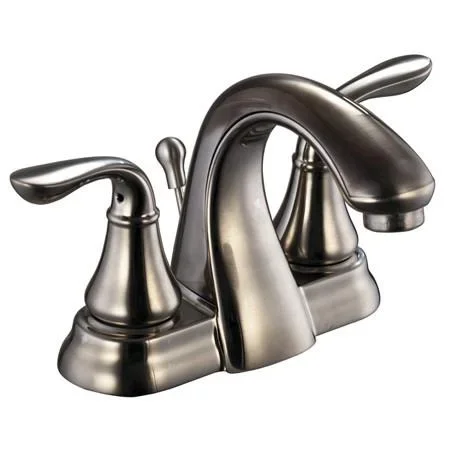 Fauceture FS7628NZL Sierra Two Handle 4″ Centerset Lavatory Faucet, Satin Nickel