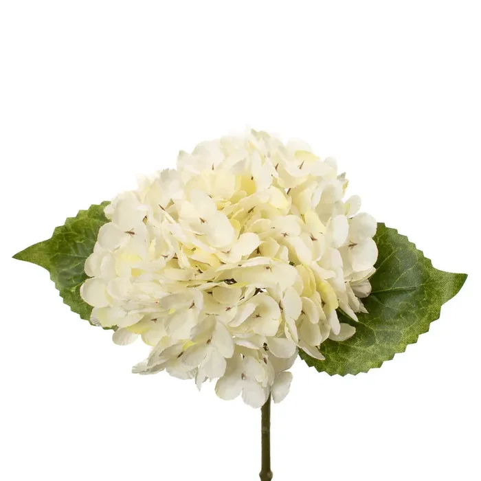 Faux Hydrangea Pick – Cream