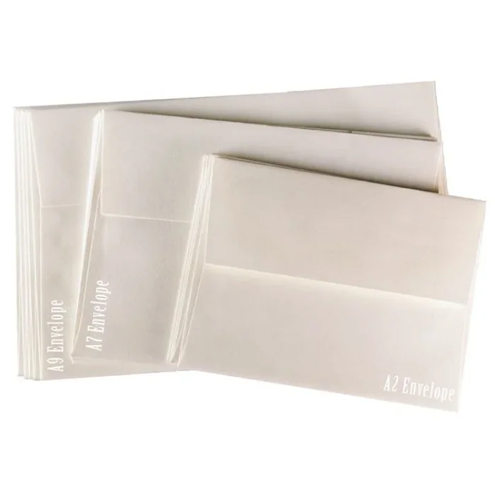 Fav Shimmer Hinted Gold – A7 Envelopes (5.25-X-7.25) – 1000 Pk