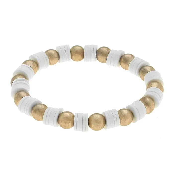 Faye Ball Bead Stretch Bracelet