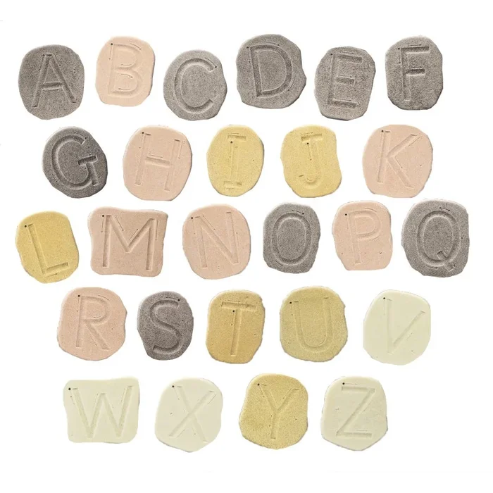 Feels-Write Uppercase Letter Stones