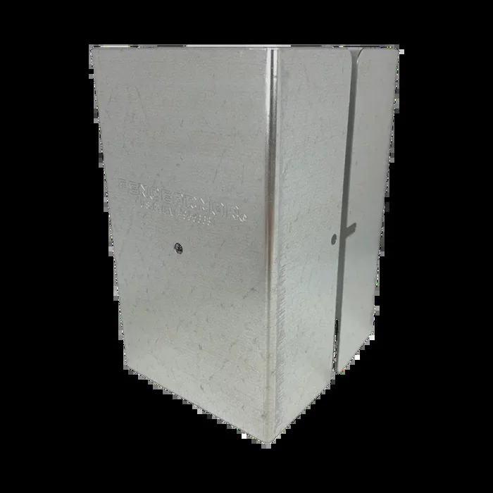 Fence Armor Pro Protection Post Guard 4-in Galvanized Steel Post Protector For Multiple Fence Types