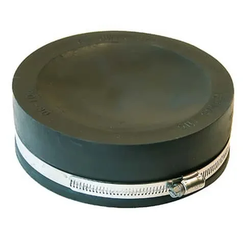 Fernco Schedule 40 6 in. Hub each X 6 in. D Hub PVC Cap 1 pk