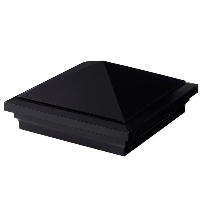 Fiberon CountrySide 5 in. x 5 in. Serene Black Acrylic Pyramid Cap