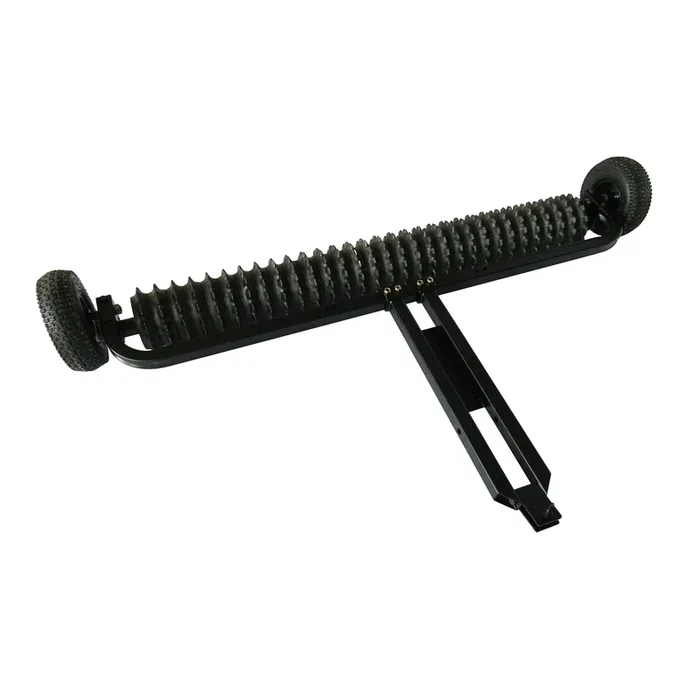 Field Tuff Cultipacker 72″ 3 Point Hitch Durable Soil Preparation Tool, Black