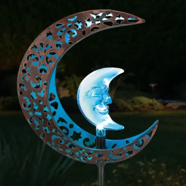 Filigree Blue Moon Solar Stake
