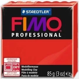 FIMO® Professional Clay – True Red #200 – 2 oz block