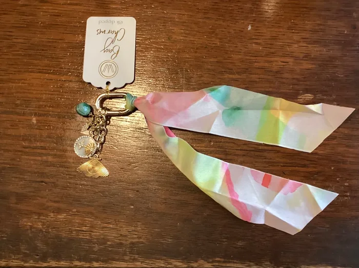 Flamingo Abstract Bag Charm