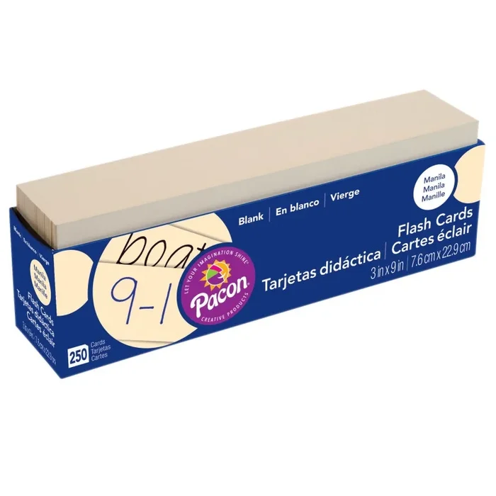 Flash Cards Blank 3X9 – The Ultimate Study Aid for Interactive Learning