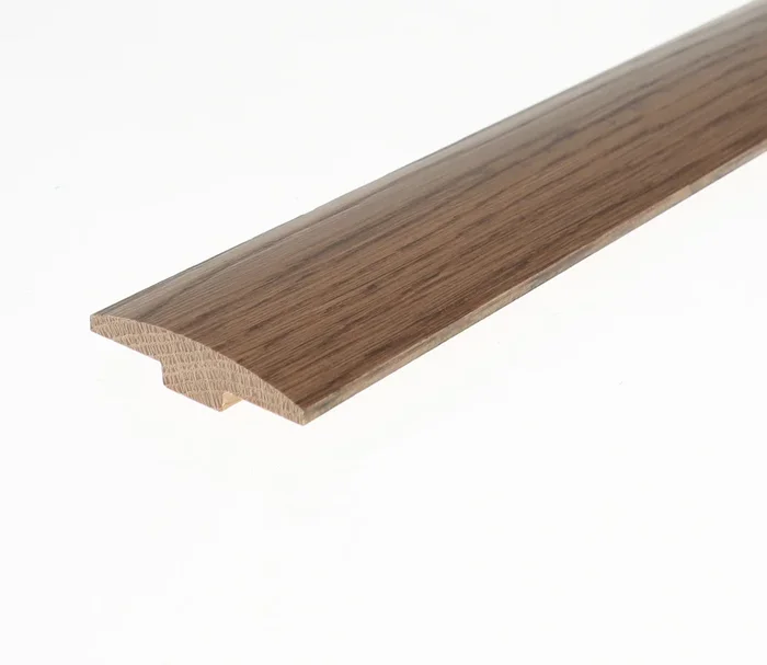 Flexco Brazilian Teak 2-in T x 0.44-in W x 78-in L Solid Wood T-moulding