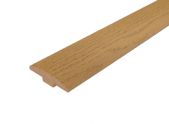 Flexco Golden Natural 0.28-in T x 2-in W x 78-in L Solid Wood T-moulding