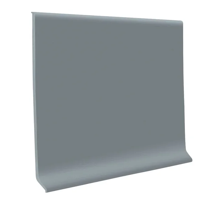 Flexco Medium Gray 0.125-in T x 4.5-in W x 48-in L Vinyl Wall Base