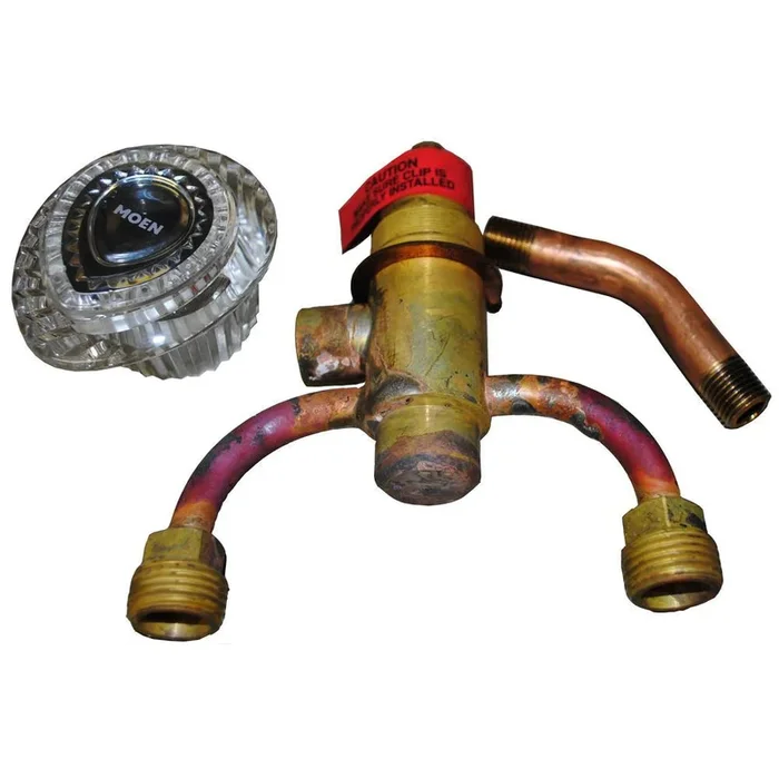 Flo-Temp Deck Mount Faucet Fixture with Tailpiece for Shampoo Sink in Chrome