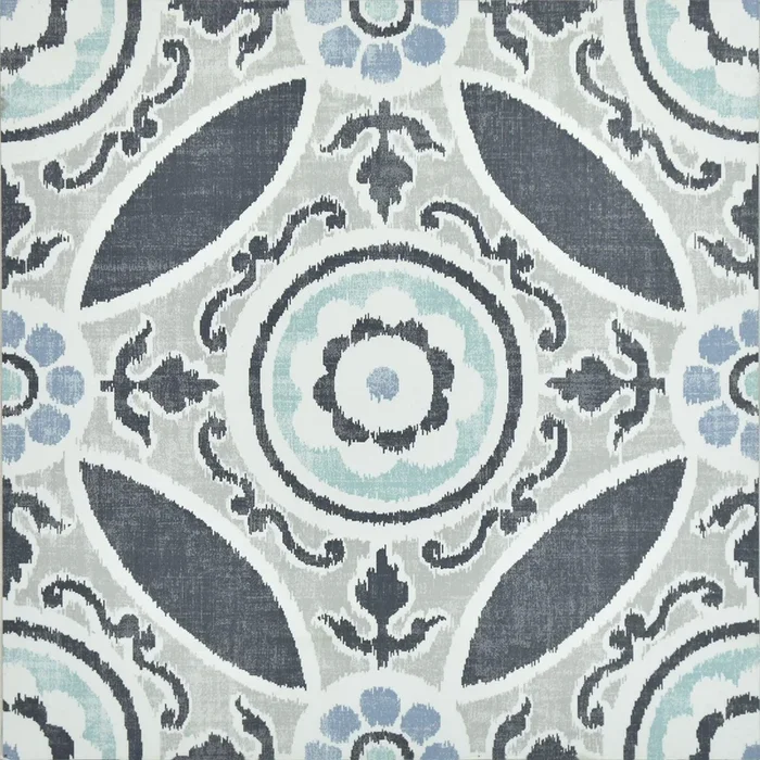 FloorPops Blue 12-in x 12-in Water Resistant Peel and Stick Vinyl Tile Flooring (20-sq ft)