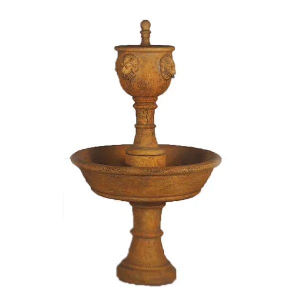 Florentia Two Tier Water Outdoor Cast Stone Garden Fountain