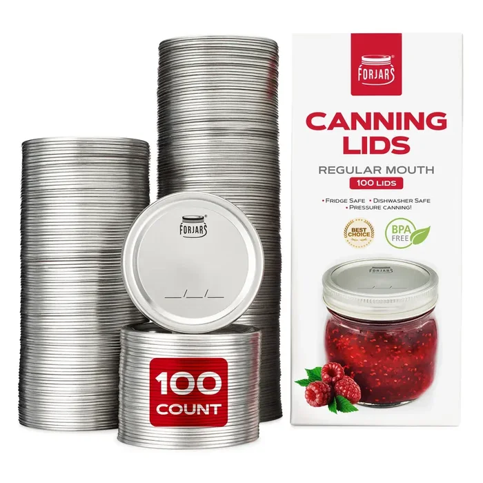 ForJars – 100 Regular Mouth Canning Lids
