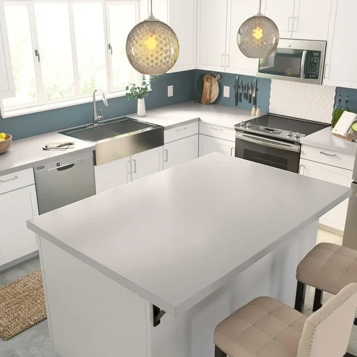 Formica Brand Laminate Solid Colors 48-in W x 96-in L Fog Matte Laminate Sheet