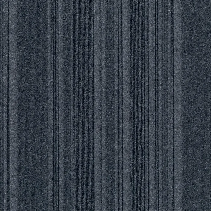 Foss Peel and Stick First Impressions Barcode Rib O. Blue 24 in. x 24 in. Commercial Carpet Tile (15 Tiles/Case)