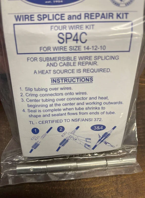 Four Wire Splice Kit – Wire Size 14-12-10
