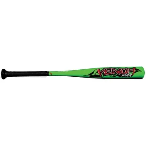 Franklin Venom 1100 Green Aluminum Alloy Baseball Bat 24 in. 4 pk