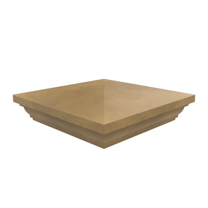 Freedom 5-in W x 5-in L Cypress Vinyl Fence Post Cap- Fits Common Post Measurement: 5-in x 5-in