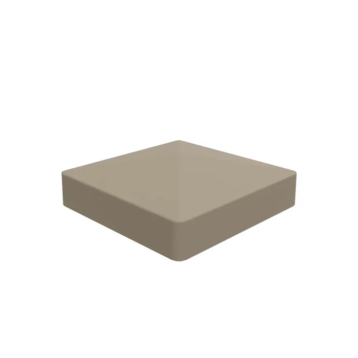 Freedom 5-in W x 5-in L Vinyl Fence Post Cap- Fits Common Post Measurement: 5-in x 5-in