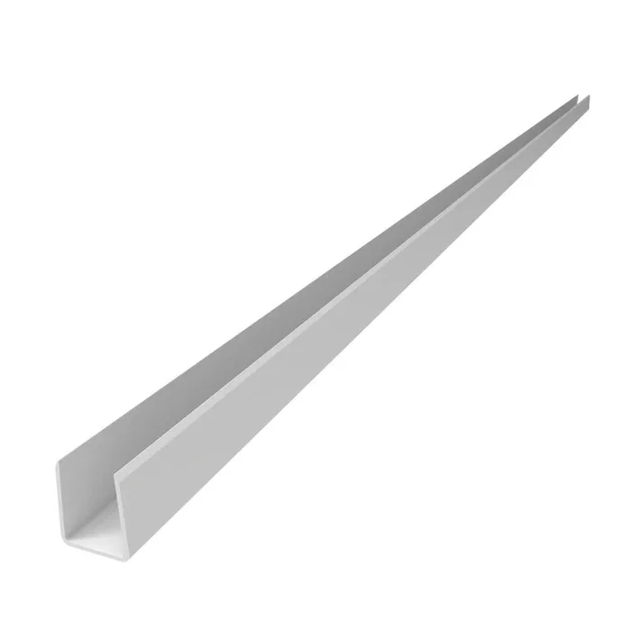 Freedom 59.5-in White Vinyl U-channel For Vinyl Fence