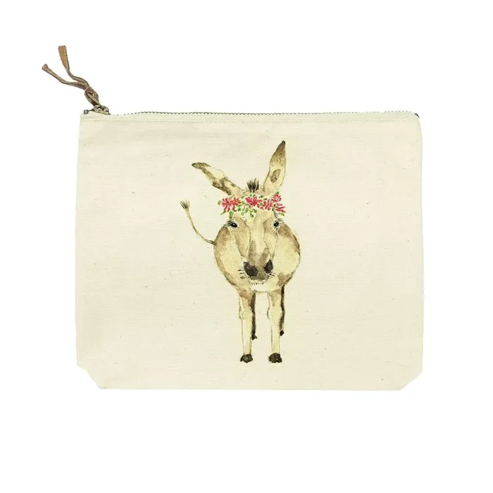 French Graffiti – Canvas Cosmetic Bag – Mule