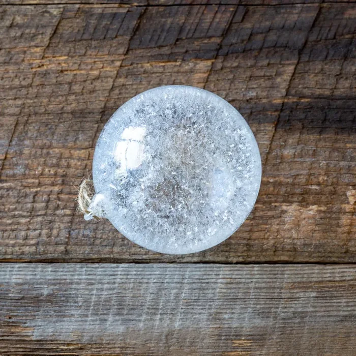 Frosted Glass Ornament, Medium
