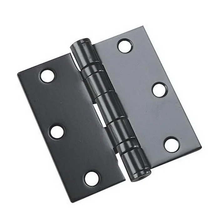 Full Mortise Inset Black Hinge (1-Pair)