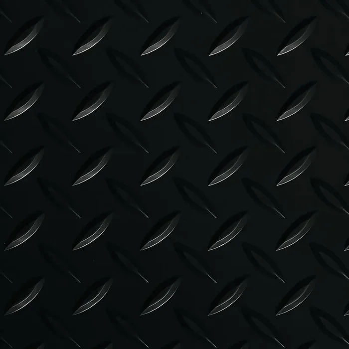 G-Floor Diamond Tread 7.5 ft. x 17 ft. Midnight Black Commercial Grade Vinyl Garage Flooring Cover and Protector