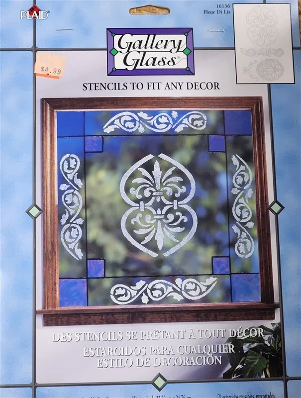 Gallery Glass Stencils – Fleur di Lis