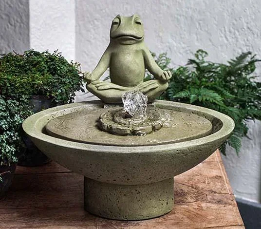 Garden Terrace Meditation Outdoor Garden Fountain