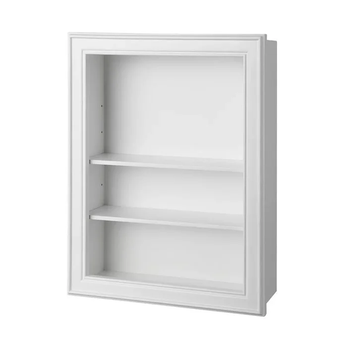 Gazette 18-1/2 in. W Wall Shelf in White