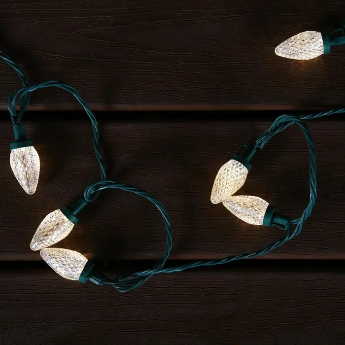 GE Energy Smart 100-Count 66-ft Warm White LED Plug-In Christmas String Lights