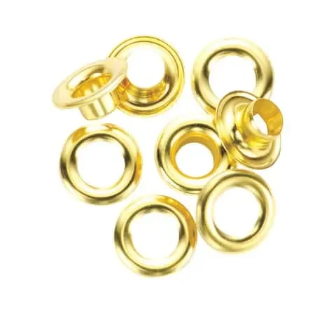 General 1/2 in. D Brass Grommet Refill 24 pk