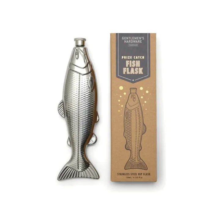 Gentlemen’s Hardware – Fish Hip Flask