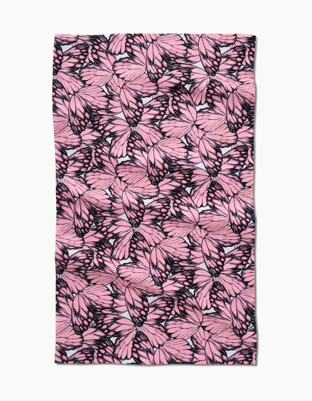 Geometry – Flutter by Butterfly Tea Towel