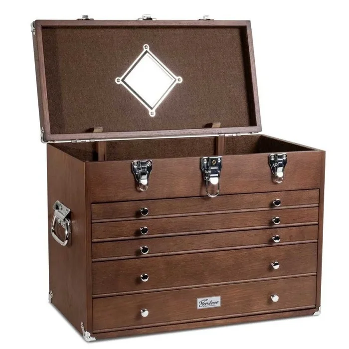 Gerstner International Dark Oak 5-Drawer Hobby Chest, Gi-T20-d
