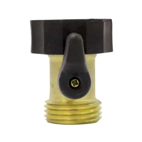 Gilmour 5/8 in. Brass Threaded Male Hose Shut-off Valve