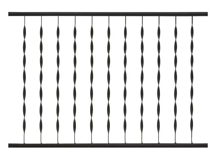 Gilpin Patterson 4-ft x 36-in Black Metal Deck Rail Kit